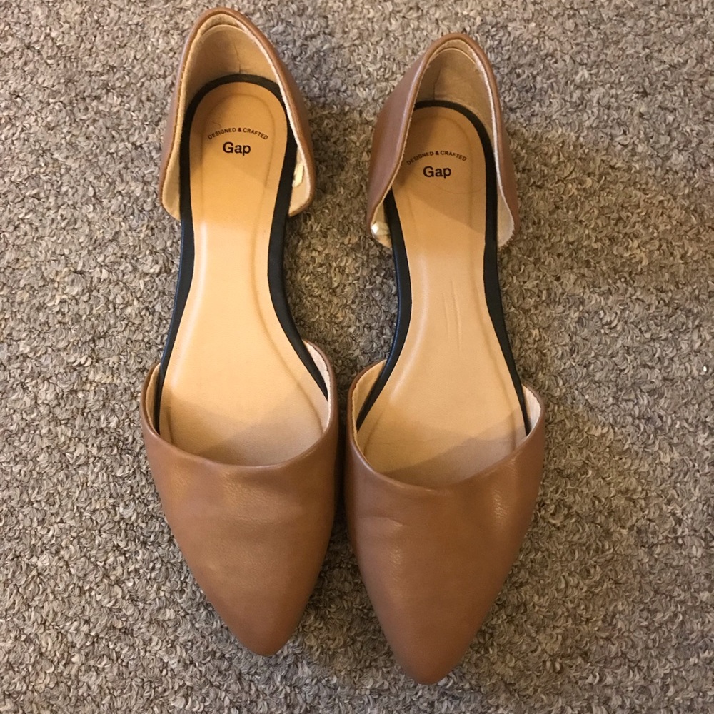 Brown Pointed Toe Flats